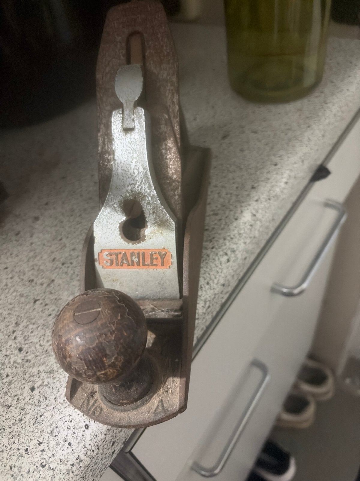 Oude Stanley schaaf - Vintage handgereedschap, Doe-het-zelf en Verbouw, Gereedschap | Handgereedschap, Ophalen of Verzenden, Gebruikt