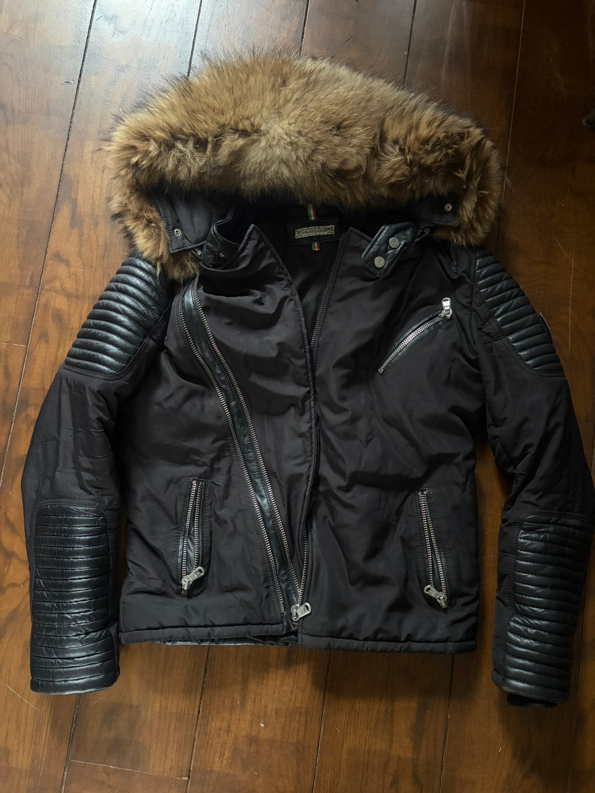 Ventiuno heren winterjas, Ophalen of Verzenden, Zo goed als nieuw, Zwart