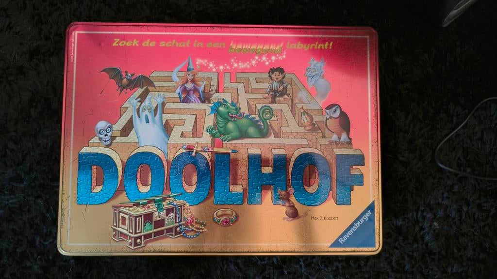 Spel: Doolhof, Hobby en Vrije tijd, Gezelschapsspellen | Bordspellen, Ophalen of Verzenden, Zo goed als nieuw