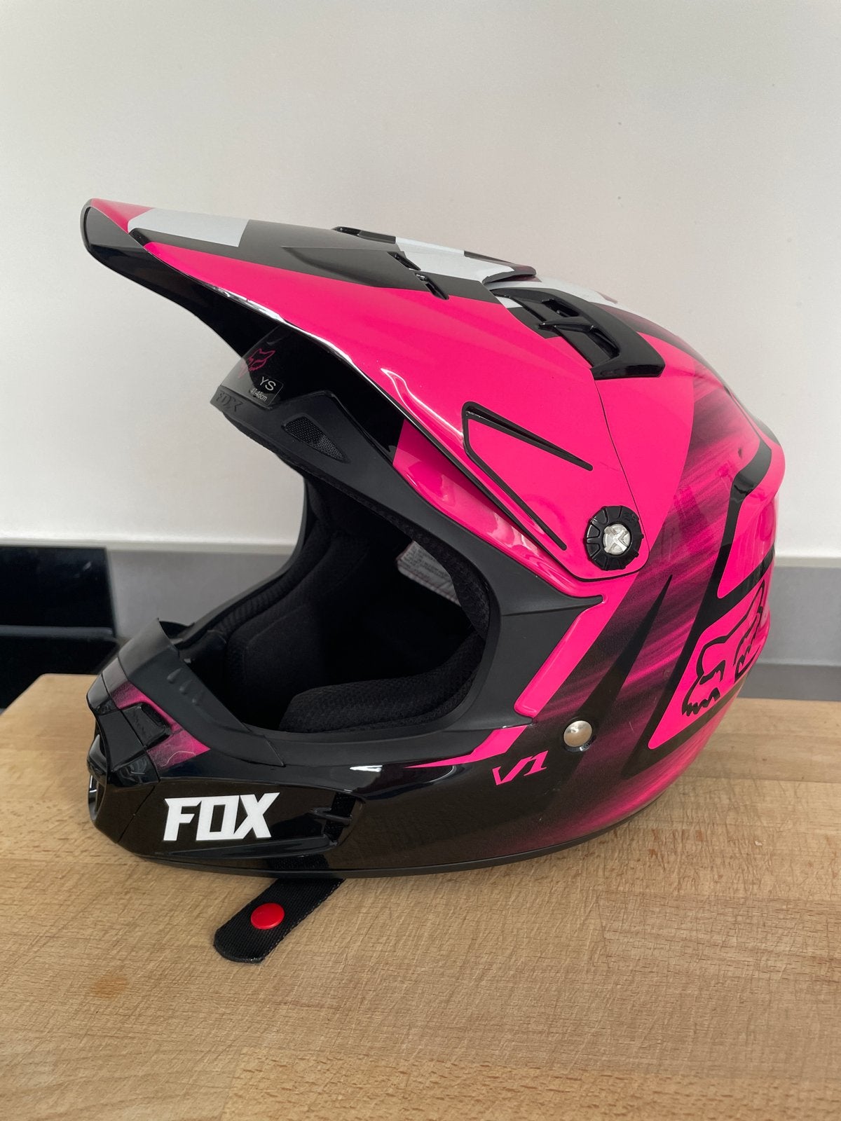 Fox helm YS 47-48 cm - Slechts 1 seizoen gedragen, Overige merken, XXS, Kinderen, Offroadhelm