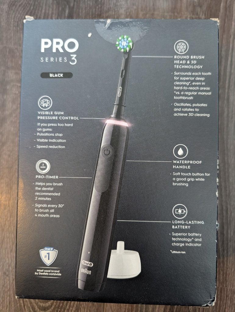 Oral-B Pro Series 3 Black – NIEUW & ONGEOPEND, Ophalen of Verzenden, Nieuw, Mondverzorging