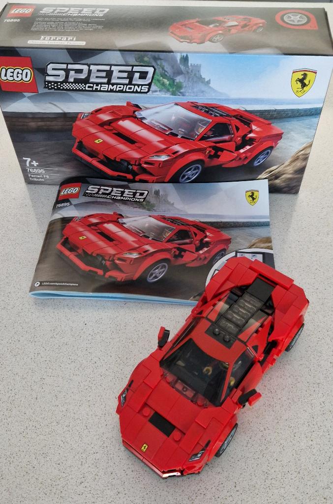Lego Speed Champions Ferrari F8 Tributo (76895), Kinderen en Baby's, Speelgoed | Duplo en Lego, Lego, Zo goed als nieuw, Speed Champions