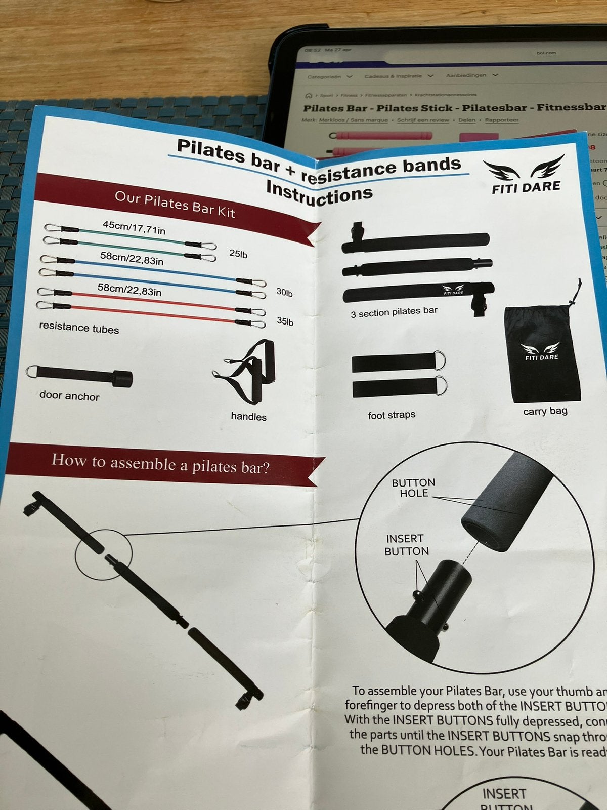 Pilates bar, Ophalen of Verzenden, Nieuw