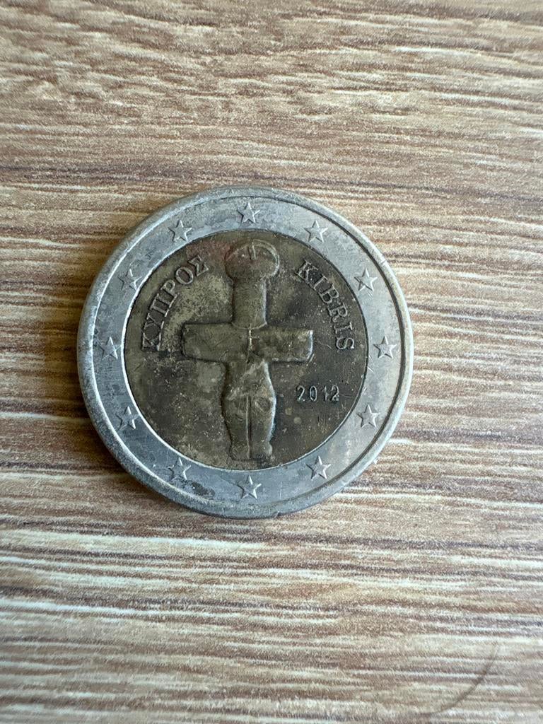 Cyprus 2 Euro munt 2012 - KIBRIS, Ophalen of Verzenden, Cyprus, 2 euro, Losse munt
