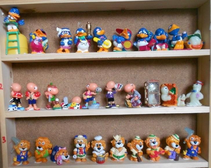 Hardplastic FIGUREN = Kindersurprise Ferrero = zie foto's, Ophalen of Verzenden, Zo goed als nieuw, Overige typen