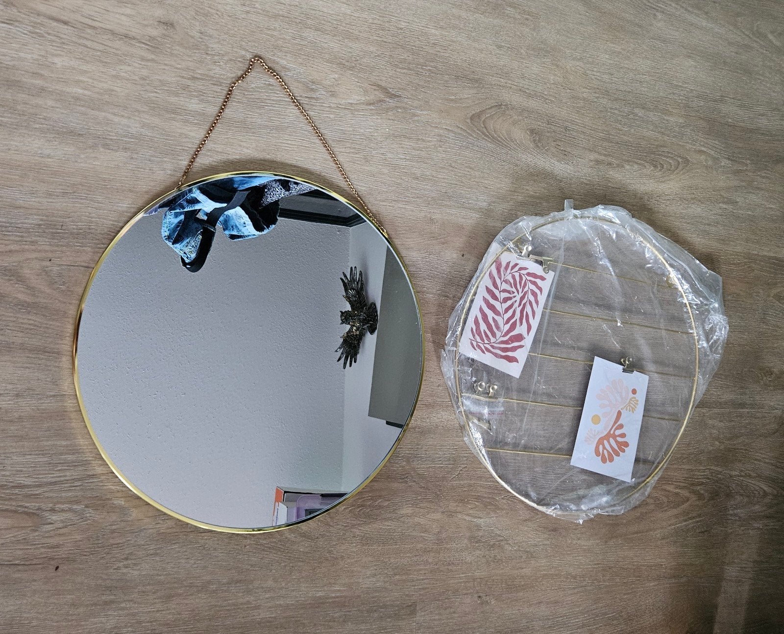 spiegel en rekje, Minder dan 50 cm, Nieuw, Ophalen of Verzenden, Minder dan 100 cm