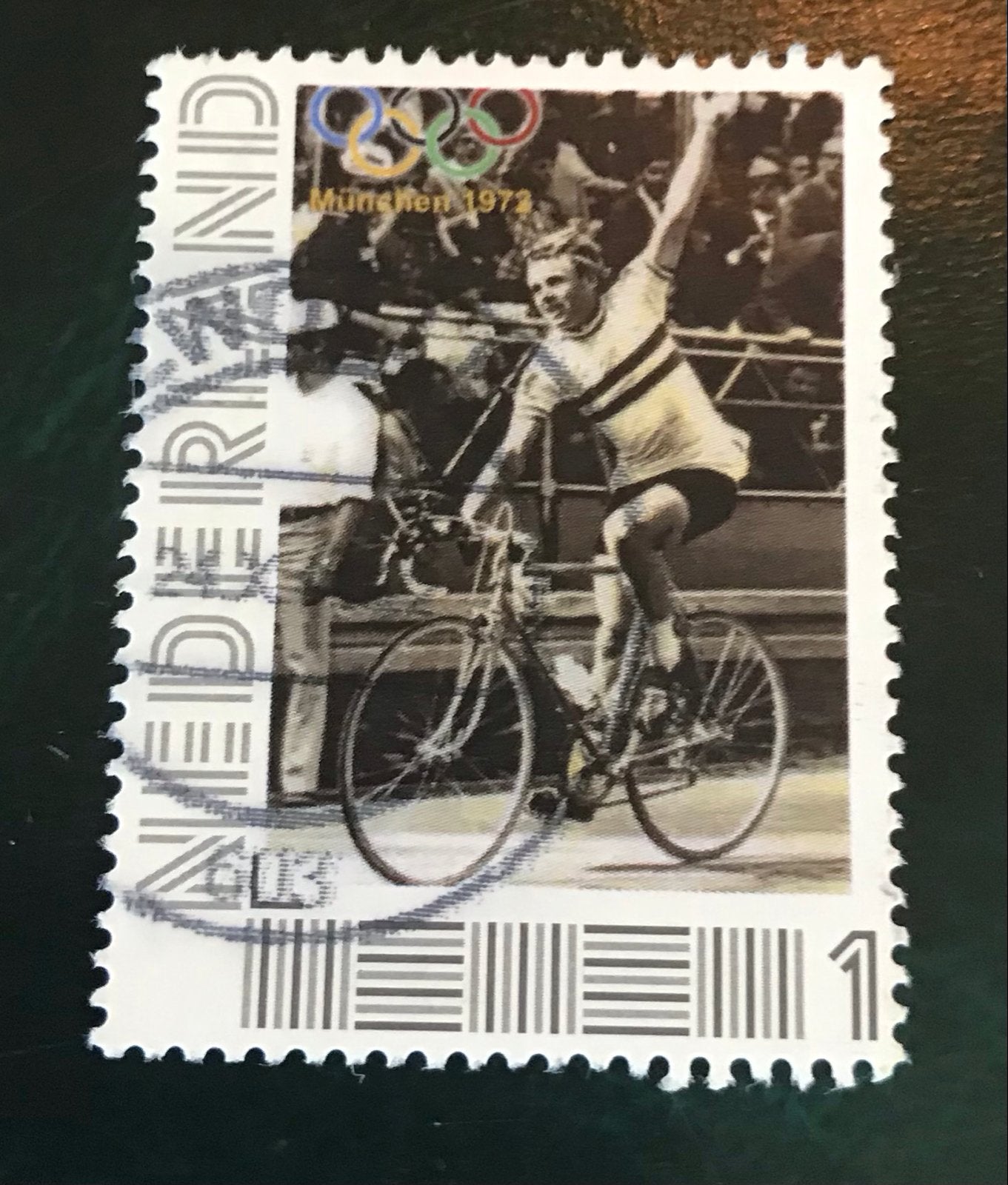 Kv406 persoonlijke  postzegel Olympische Spelen München, Postzegels en Munten, Ophalen of Verzenden, Na 1940, Gestempeld