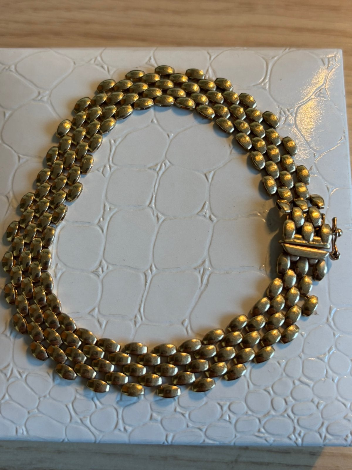 Massief gouden armband, Ophalen of Verzenden, Zo goed als nieuw, Goud, Goud