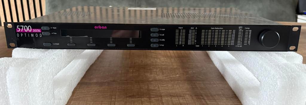 Orban Optimod 5700FM, Ophalen of Verzenden, Gebruikt, Compressor