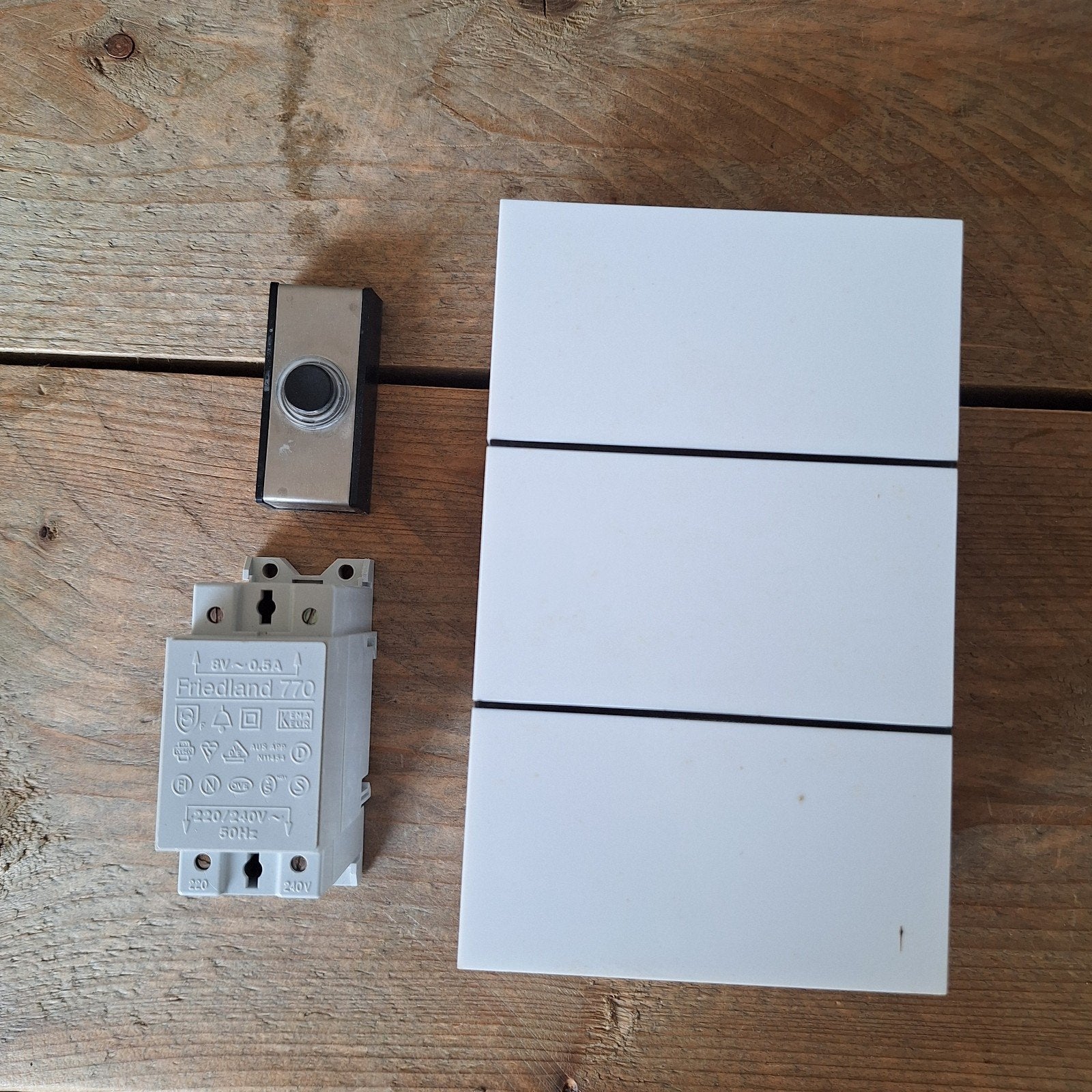 Honeywell Friedland 770 Deurbel met transformator, Ophalen of Verzenden, Gebruikt, Bedraad