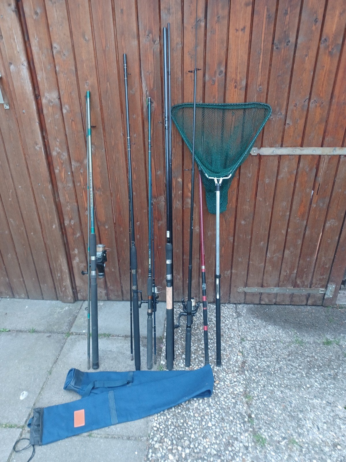 set hengels, Ophalen, Werphengel