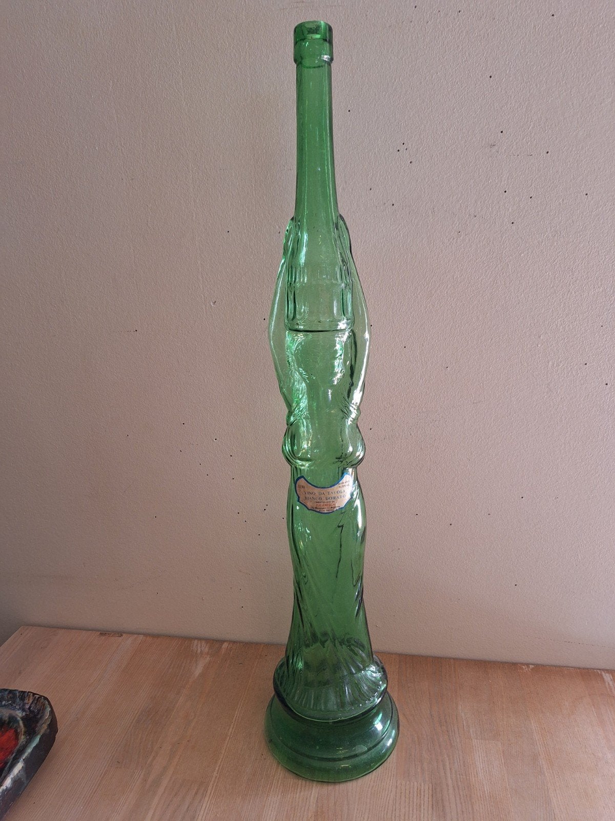 zeer grote Italiaanse wijnfles, Antiek en Kunst, Antiek | Glas en Kristal, Ophalen