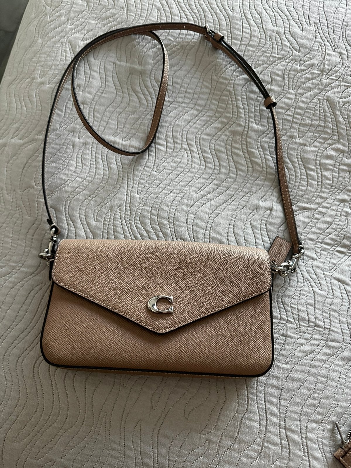 Coach tas origineel, Sieraden, Tassen en Uiterlijk, Tassen | Damestassen, Verzenden, Zo goed als nieuw, Bruin, Schoudertasje