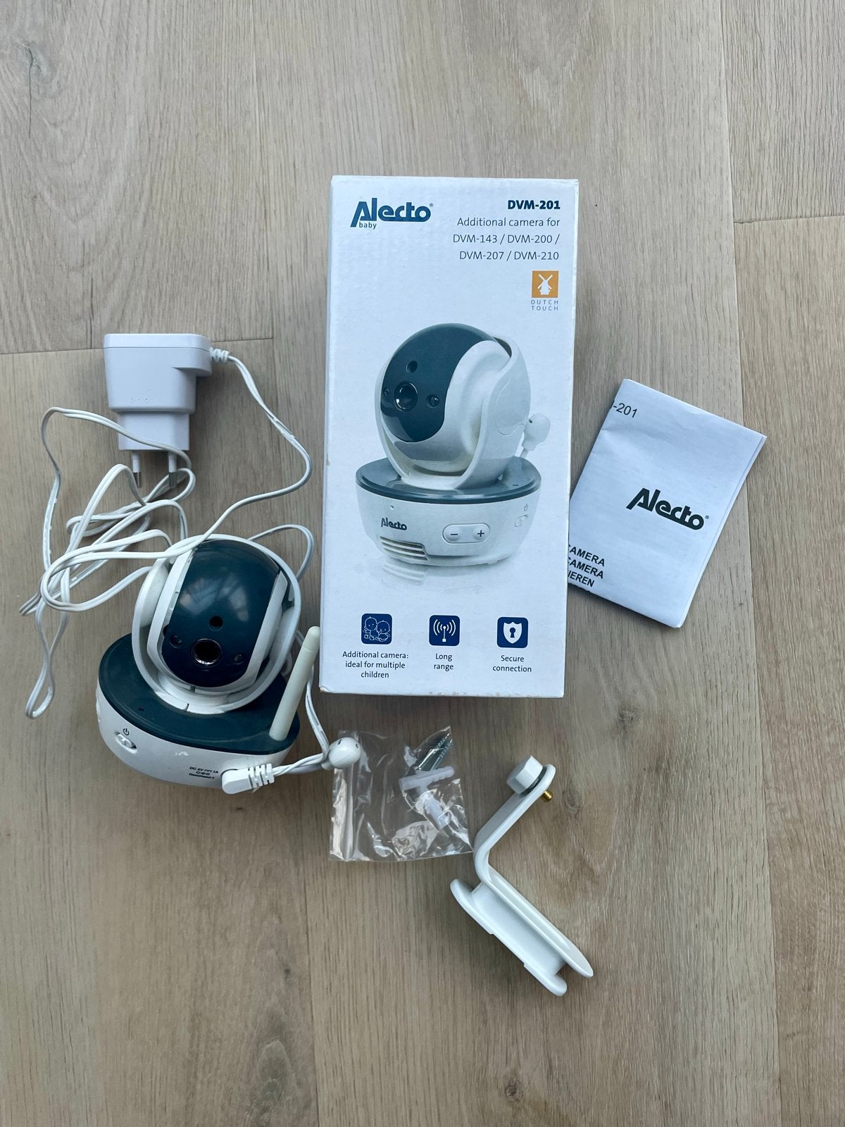 Alecto DVM-201 Extra Camera Babyfoon, Ophalen, Zo goed als nieuw, 250 meter of meer, Camera