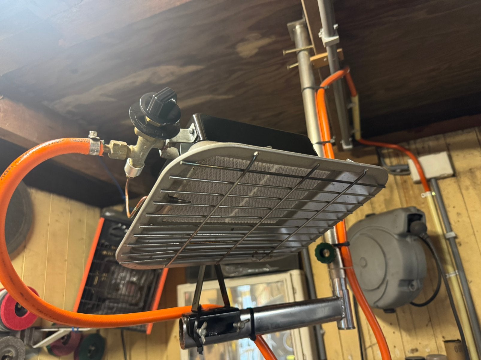 Butaan/propaan werkplaats straal kachel, Ophalen of Verzenden, Minder dan 60 cm, Kachel, 30 tot 80 cm