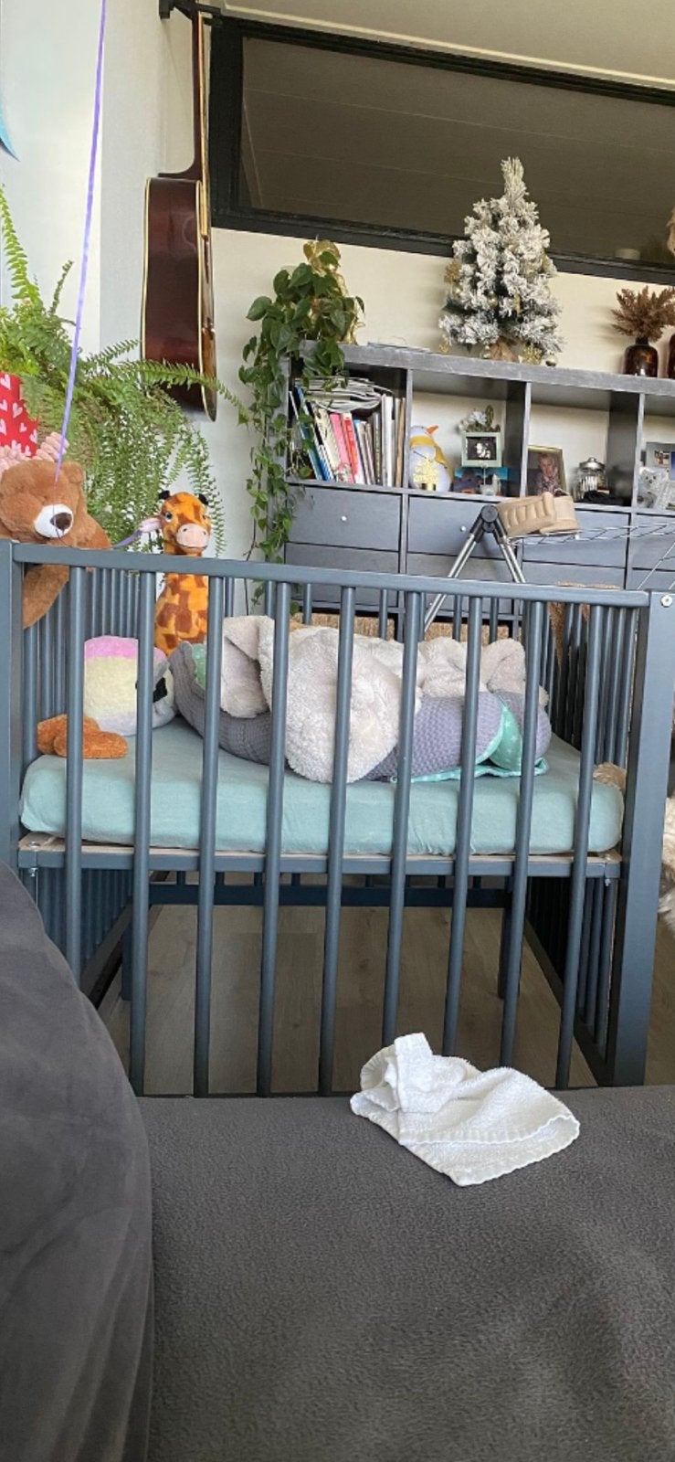 Grijze babybox, Kinderen en Baby's, Boxen, Ophalen, Zo goed als nieuw