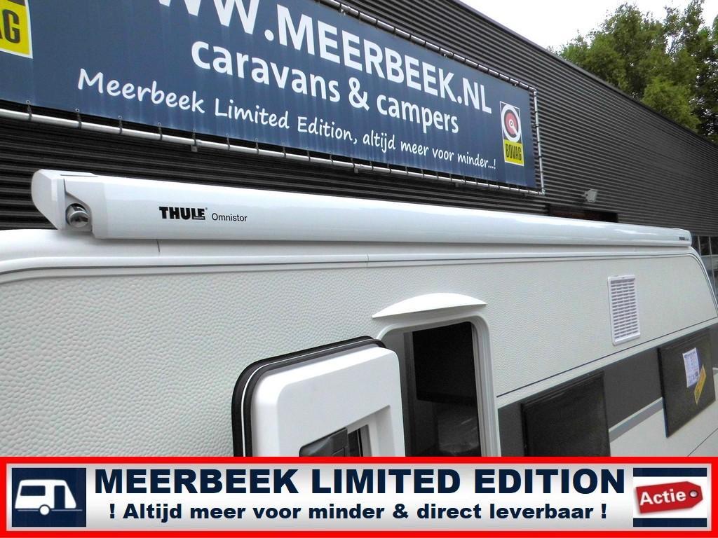 Hobby De Luxe 495 UL 4054,=KORTING BC260+THULE, Caravans en Kamperen, Caravans, Rondzit, Hobby, 5 tot 6 meter, Schokbreker