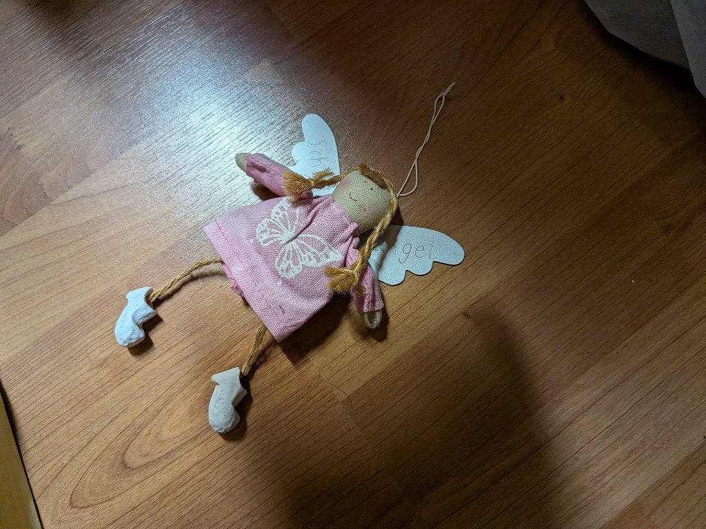 beschermengeltje. Op alle advertenties 2 halen 1 betalen, Ophalen of Verzenden, Zo goed als nieuw, Knuffel of Figuurtje