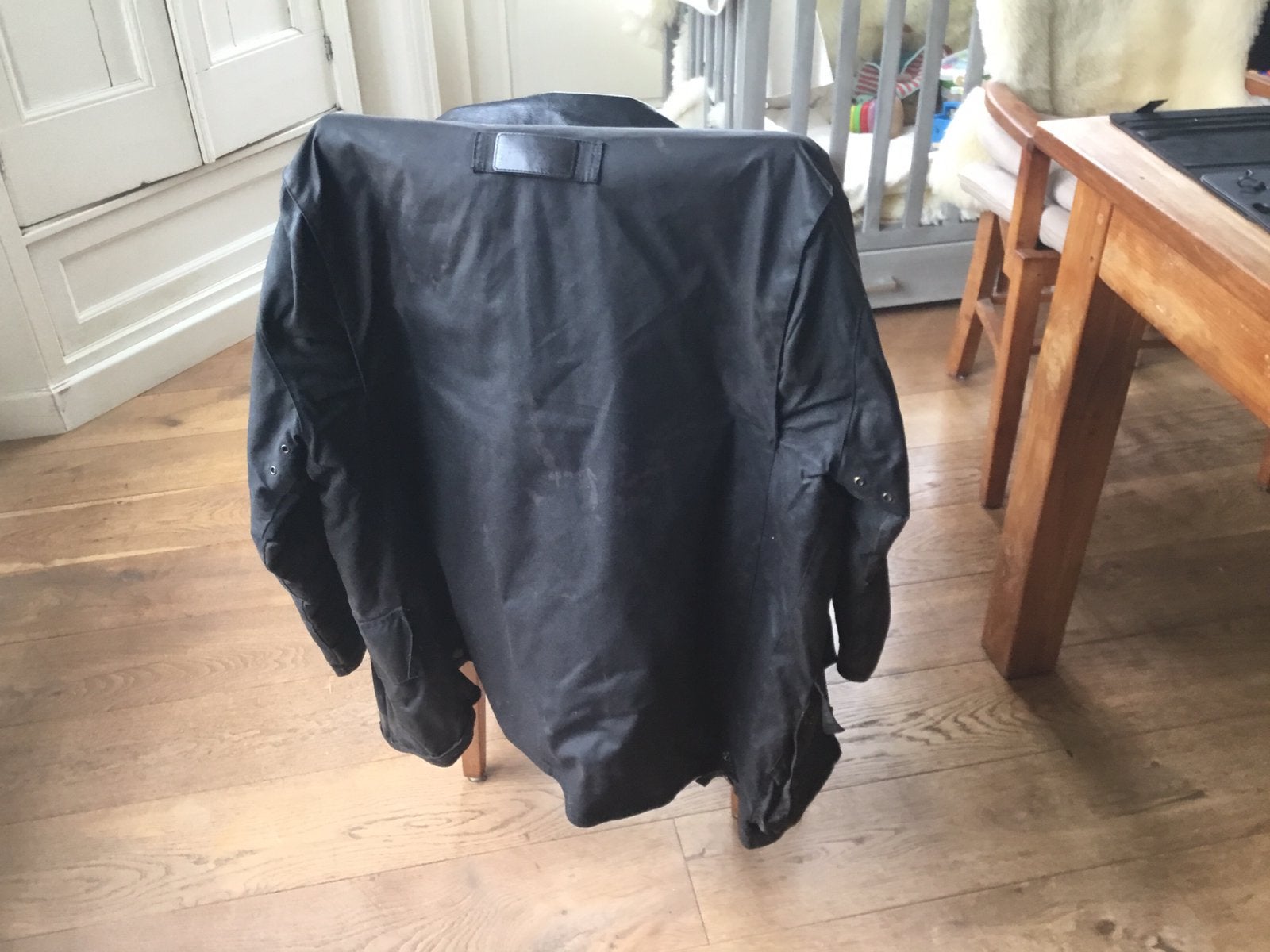 Te koop Barbour waxjas in goede staat maat M, Ophalen of Verzenden, Gedragen, Maat 48/50 (M), Zwart