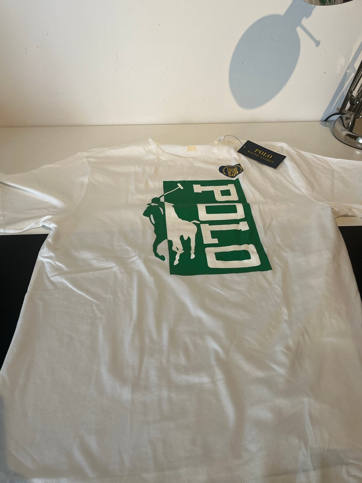 Polo Ralph Lauren T-shirt met kleurverandering in de zon, Ophalen of Verzenden, Nieuw, Maat 46 (S) of kleiner, Wit