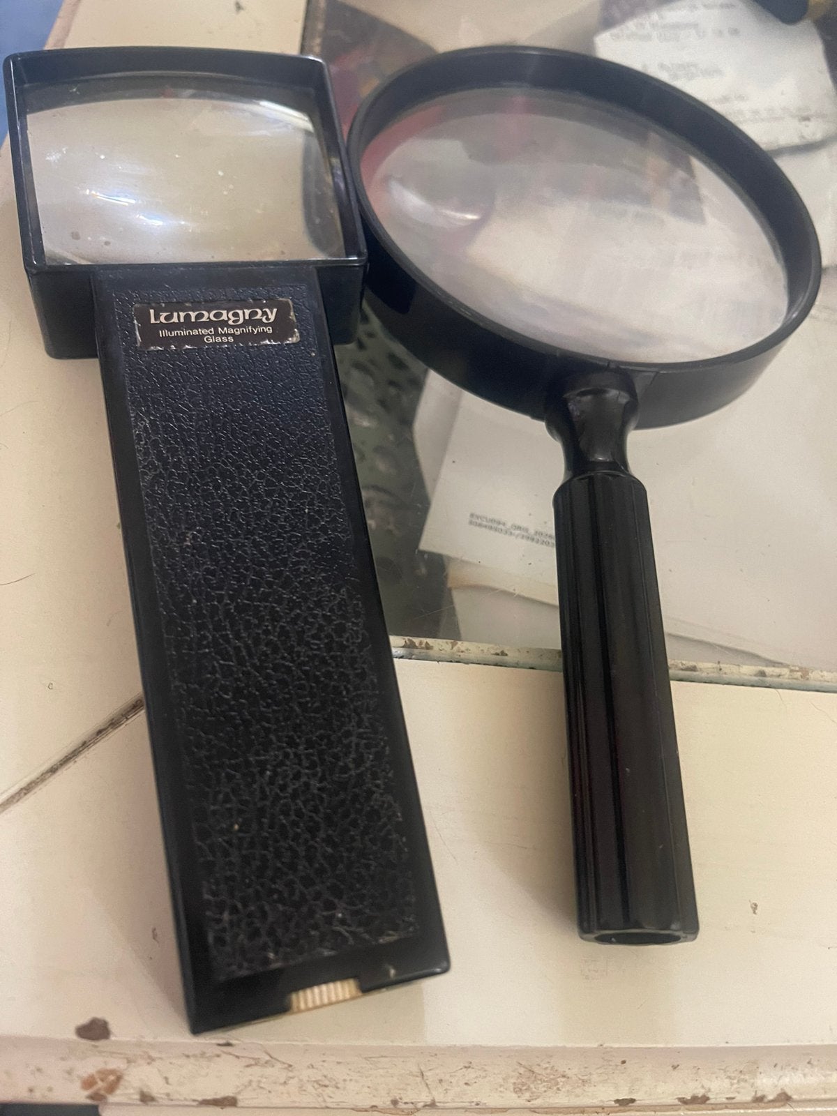 Vergroot glazen, Ophalen of Verzenden, Zo goed als nieuw, Vergrootglas of Loep