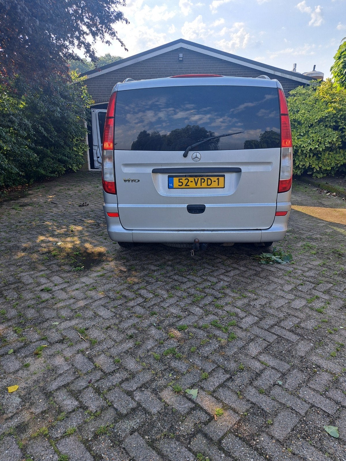 Mercedes-Benz Vito 3.0 CDI 120 AUT 2008, Automaat, Achterwielaandrijving, Zwart, Lederen bekleding