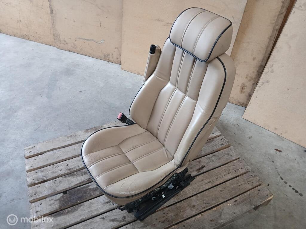 Stoelen Range Rover L322 Vogue Zetel Stoel Beige Leer, Land Rover, Ophalen of Verzenden, Gebruikt, Land Rover