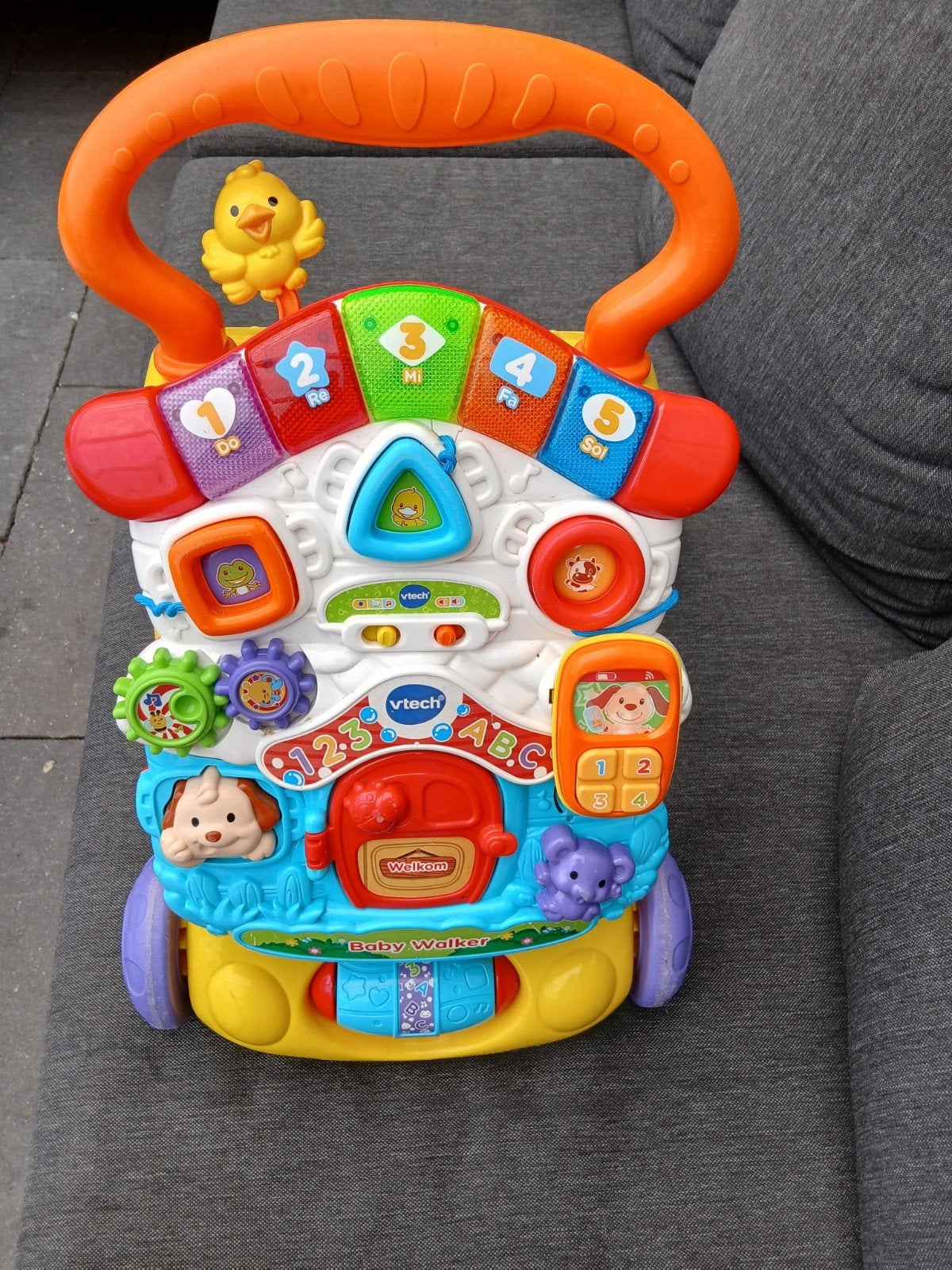 Loopwagen vtech, Ophalen, Zo goed als nieuw, 6 maanden tot 2 jaar