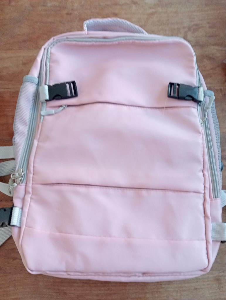 Roze rugzak met gespen - Ideaal voor dagelijks gebruik, Sieraden, Tassen en Uiterlijk, Tassen | Rugtassen, Nieuw, Overige merken