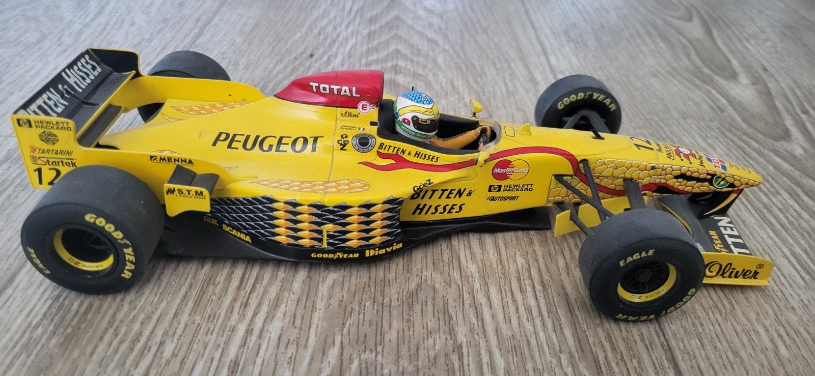 Te koop: schaalmodel Jordan 197 Fisichella, Verzamelen, Ophalen, Auto's
