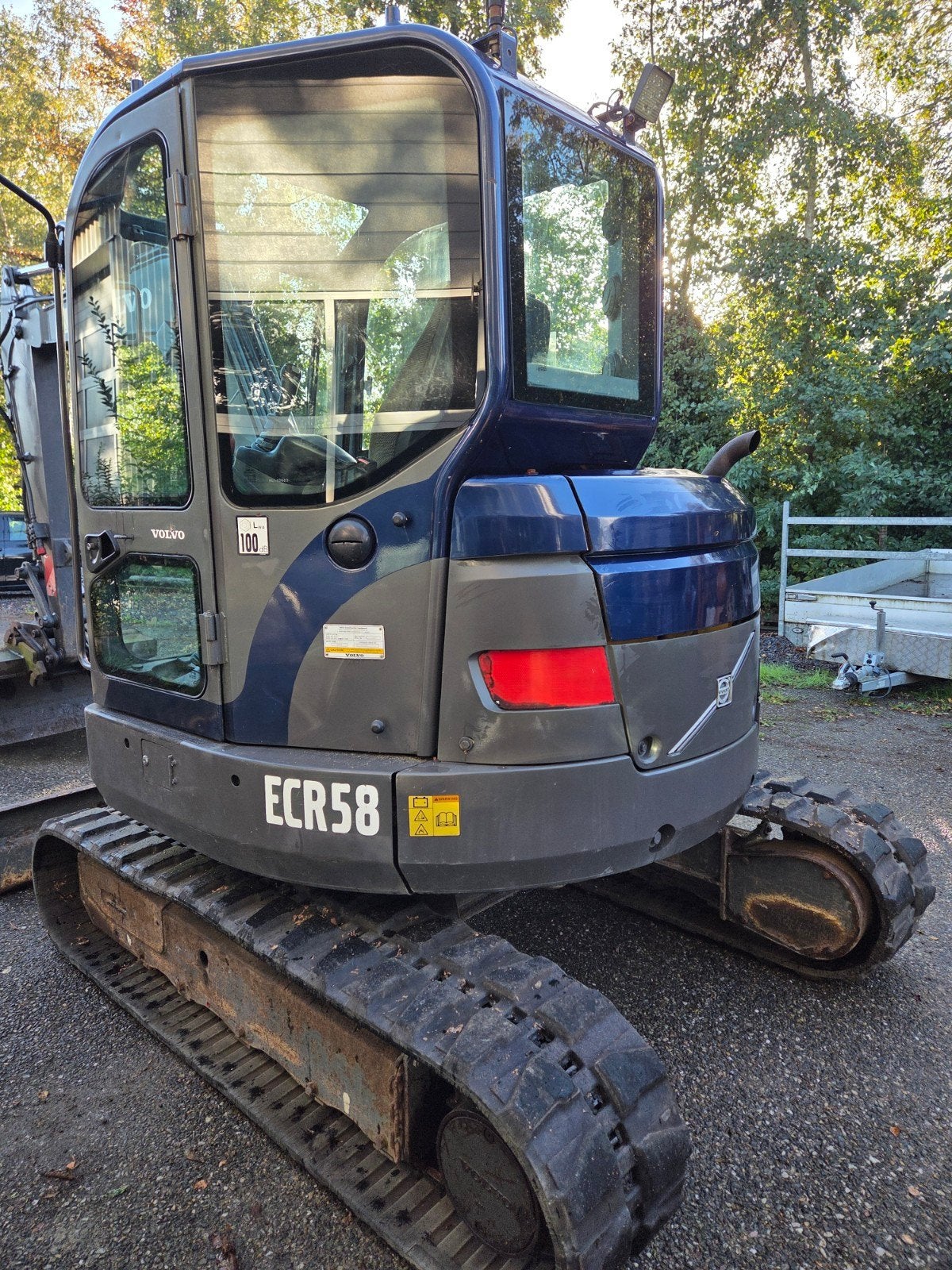 Volvo ECR58 nette en goede kraan, Ophalen, Graafmachine