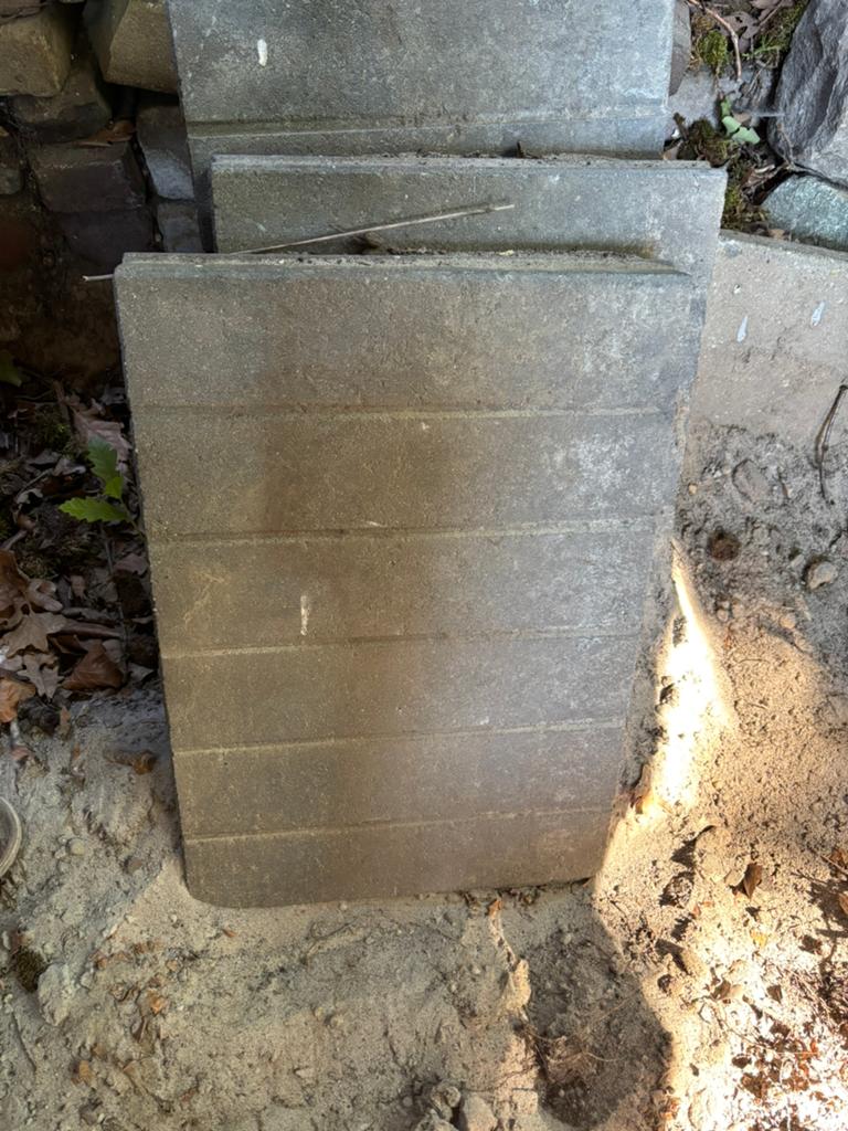 Palissade stenen borderrand, Ophalen, Gebruikt, 25 tot 50 cm, Minder dan 25 cm