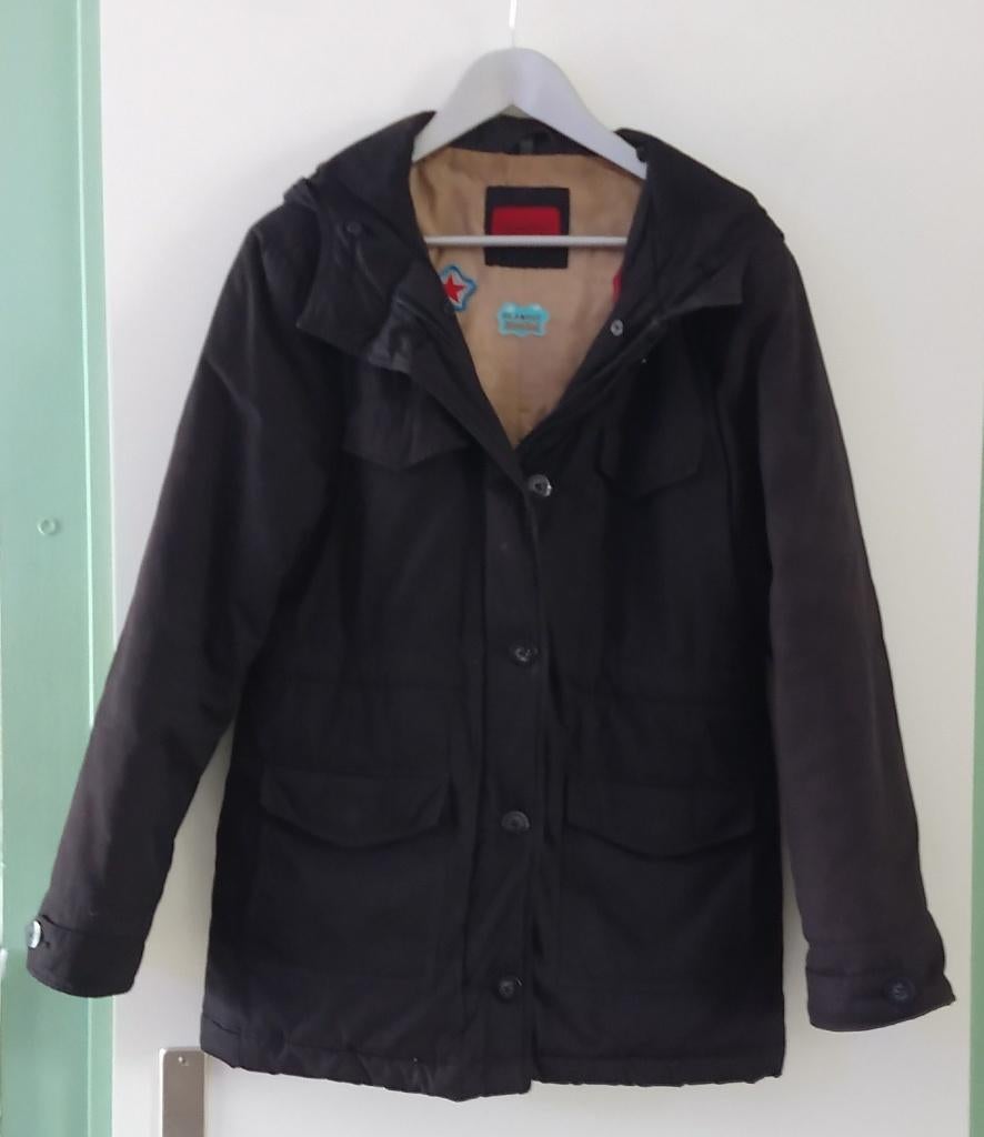 parka jas Street One maat L, volgnr 1, Kleding | Dames, Jassen | Winter, Zwart, Ophalen of Verzenden, Gedragen, Maat 42/44 (L)