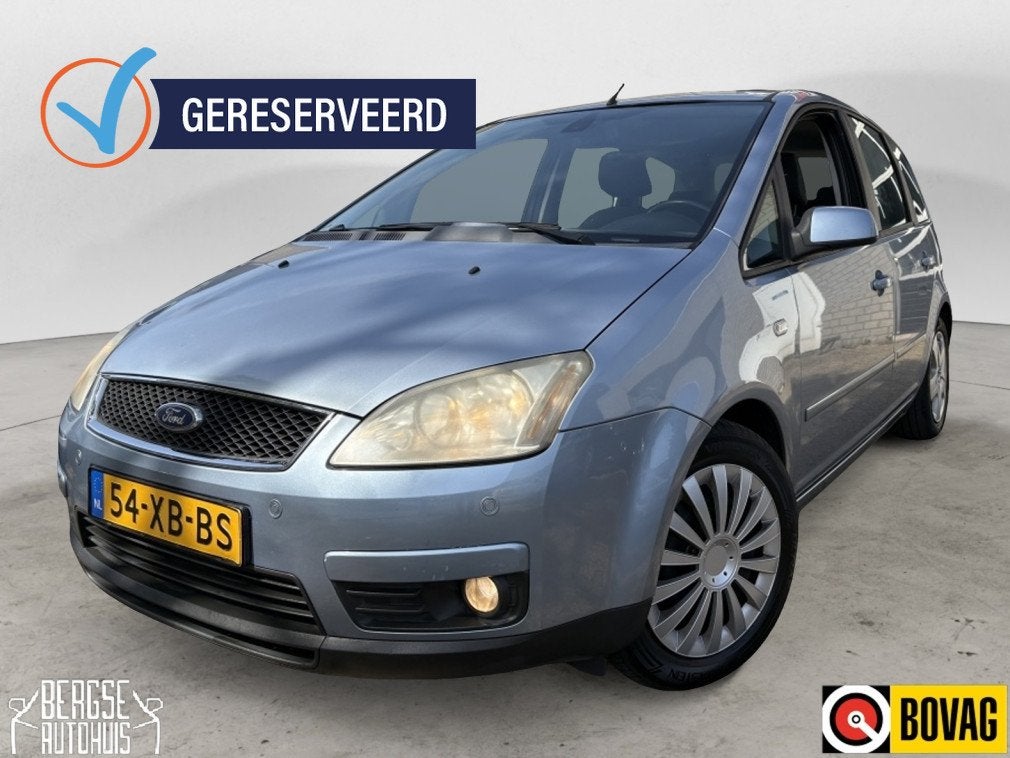 Ford Focus C-MAX 2.0 16V Futura AUT. Cruise Ecc Pdc Trekhaak, Auto's, Automaat, Gebruikt, Blauw, Origineel Nederlands