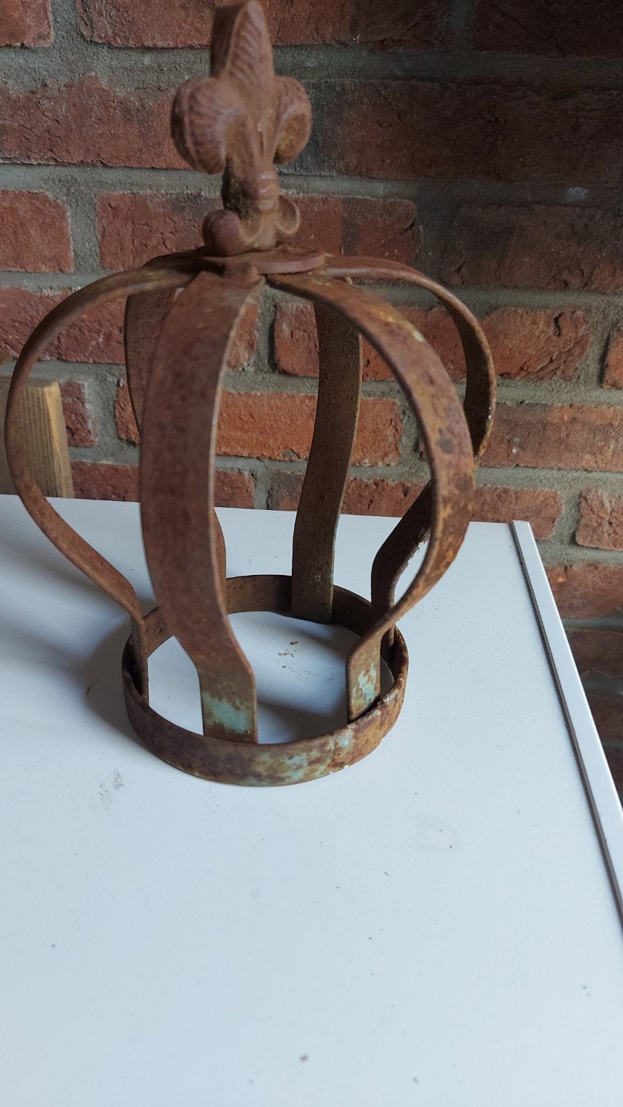 Schoorsteenkap. Fraai en oud metalen pronkstuk., Ophalen of Verzenden