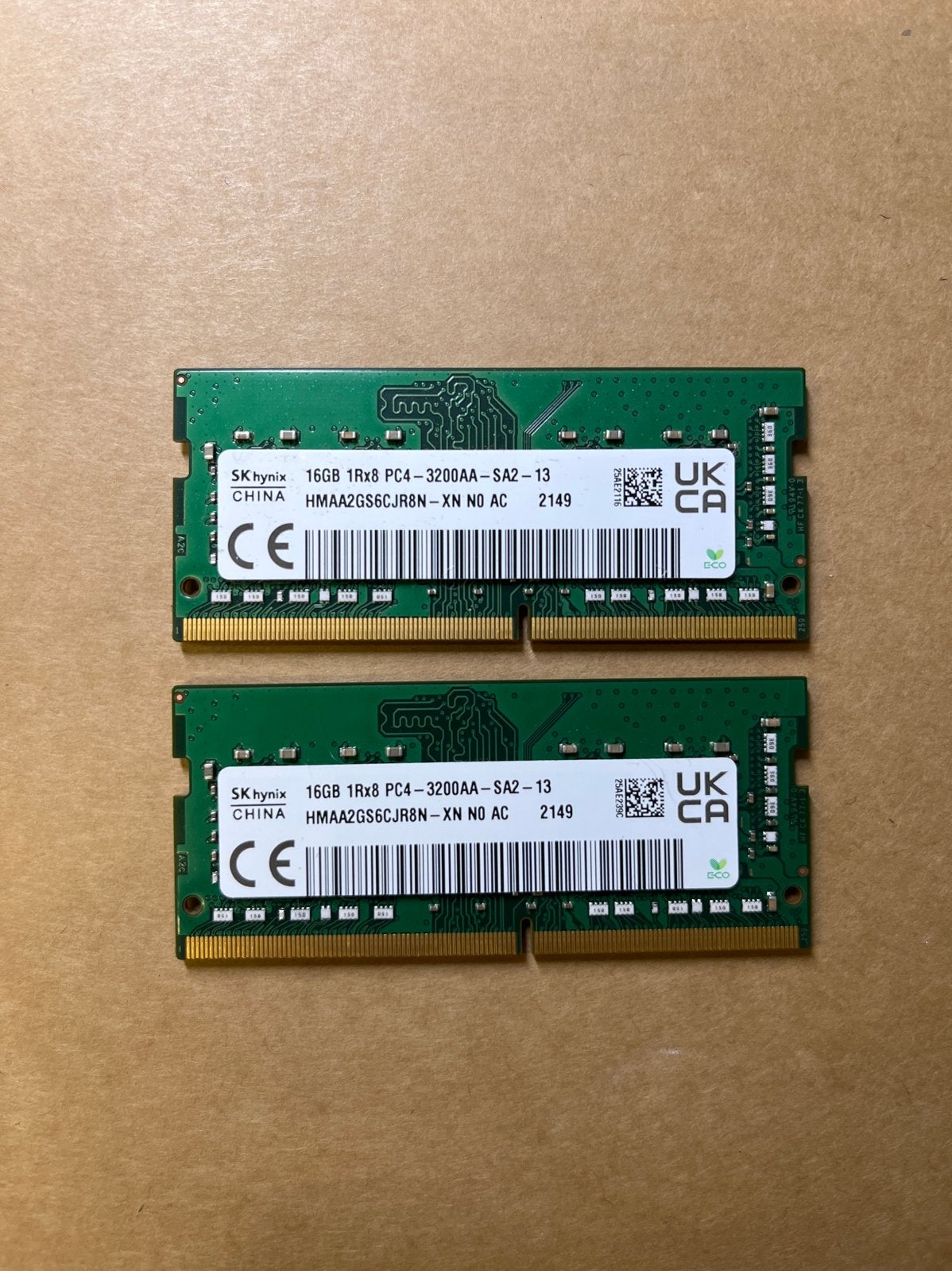 32GB DDR4 RAM (2x16GB) 3200MHz SODIMM SK Hynix LAPTOP RAM, 32 GB, Verzenden, DDR4, Zo goed als nieuw