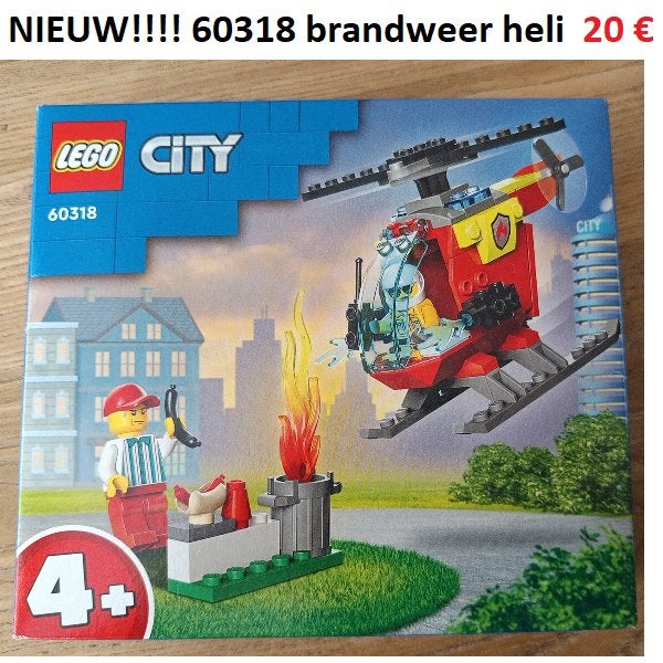 NIEUW !!!!! 60318 BRANDWEER HELI  (in dichte doos), Kinderen en Baby's, Compleet, Overige thema's, Lego, Overige typen