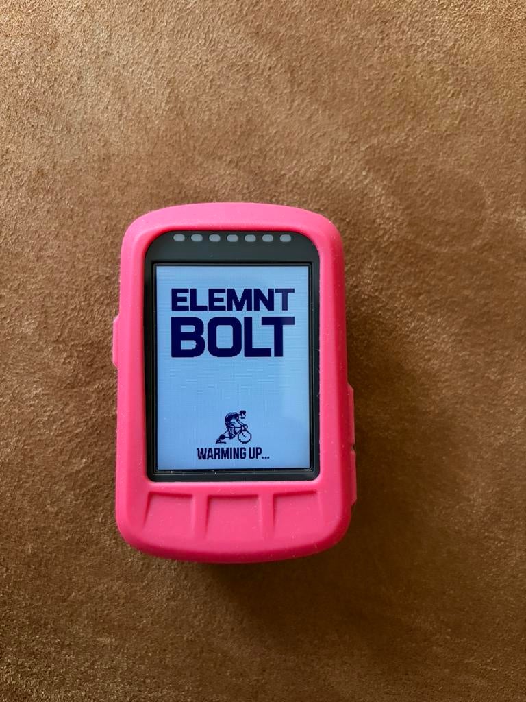 Wahoo Elemnt Bolt V1 fietscomputer met hoesje en stuurhouder, Fietsen en Brommers, Fietsaccessoires | Fietscomputers, Ophalen of Verzenden