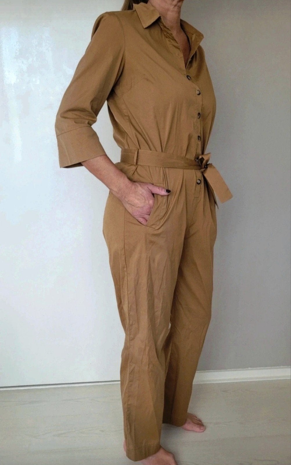 Studio Anneloes jumpsuit S Beige broekpak, Studio Anneloes, Verzenden, Beige, Zo goed als nieuw