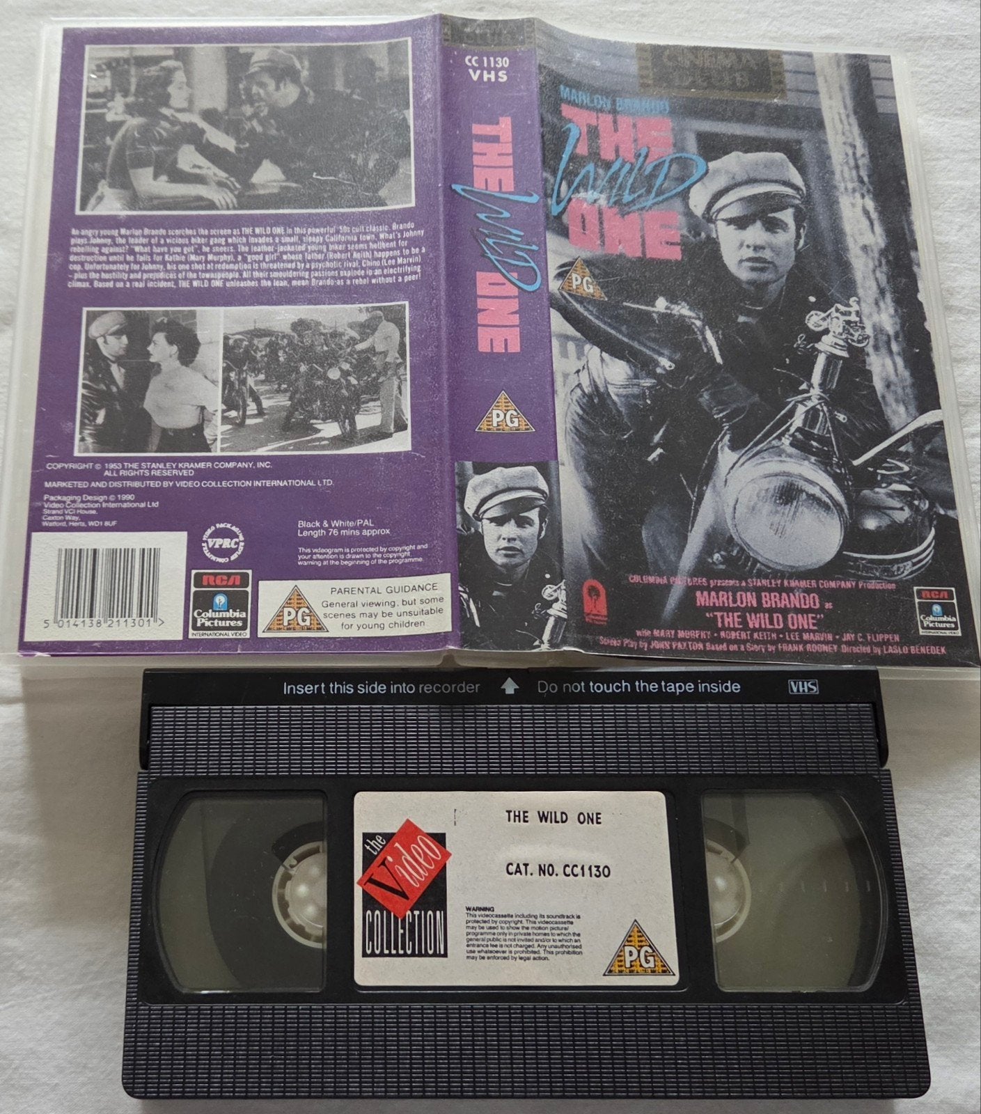 Marlon Brando The Wild One VHS Classic IMPORT, Cd's en Dvd's, VHS | Film, Alle leeftijden, Ophalen of Verzenden, Gebruikt, Actie en Avontuur