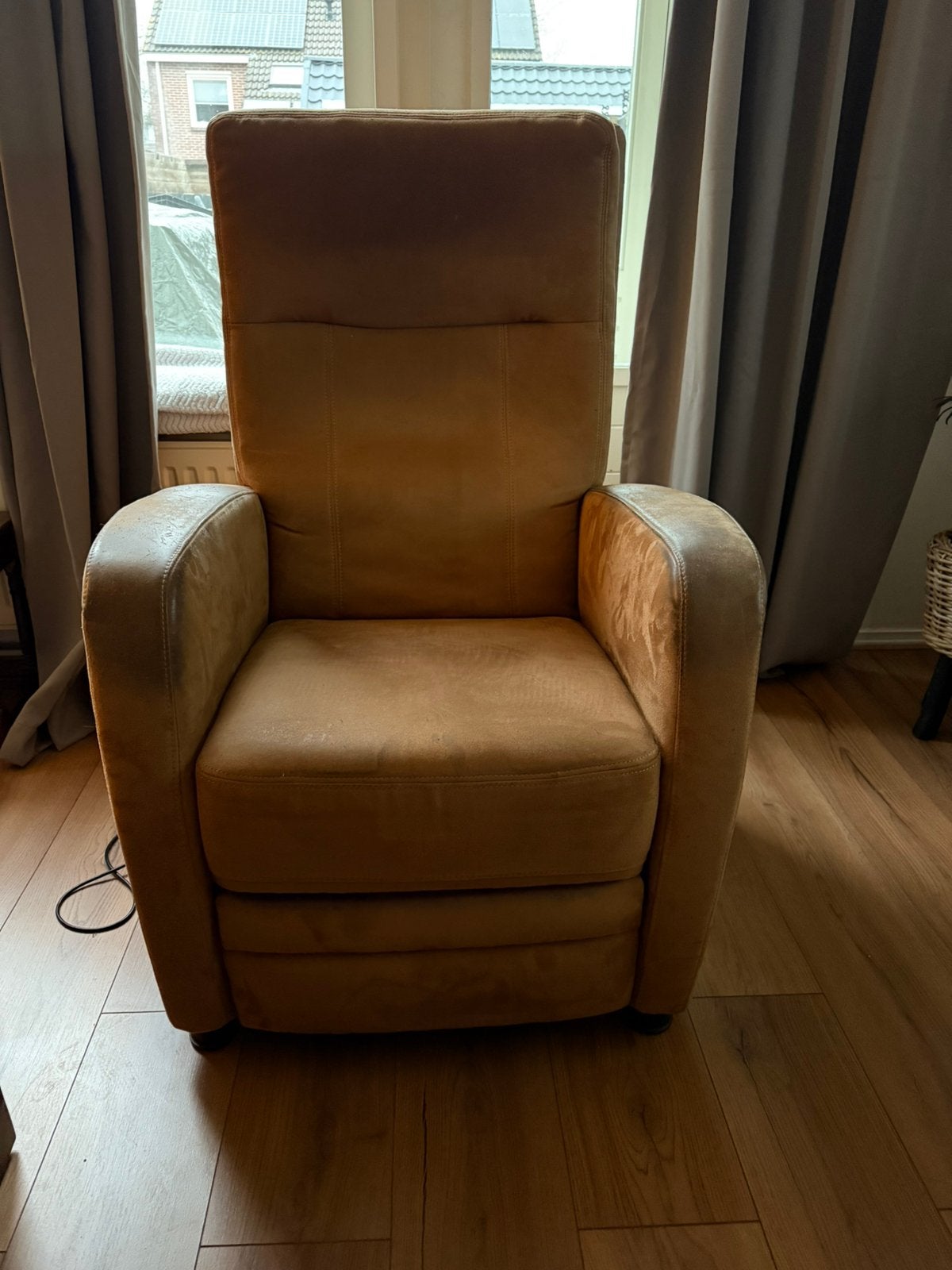 Electrische stoel, Ophalen, Gebruikt, 75 tot 100 cm, Stof