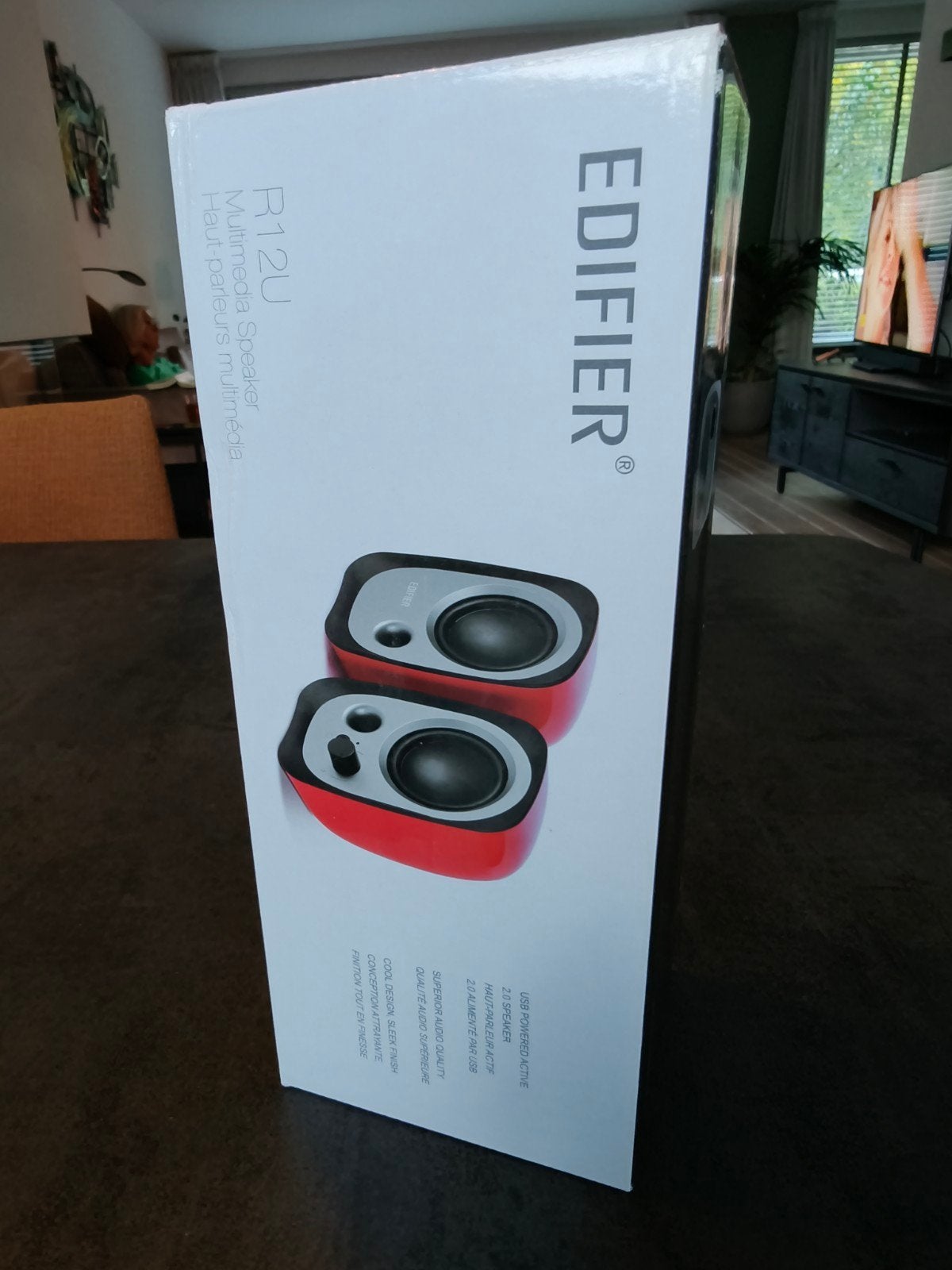 Edifier R12U Multimedia Speakers - zwart, Ophalen of Verzenden, Nieuw, Audiokanaal 2, Edifier