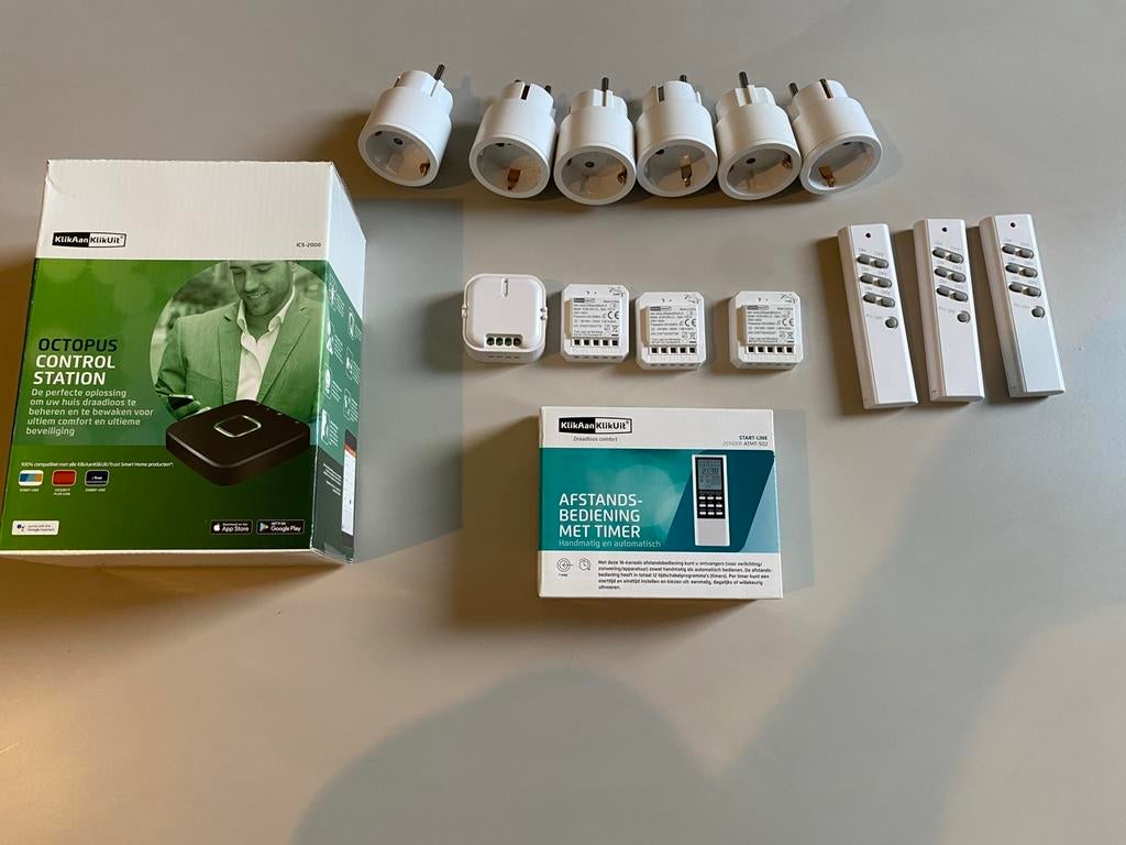 Complete set klikaanklikuit incl bridge ICS-2000., Ophalen, Minder dan 30 watt, Overige typen, E27 (groot)