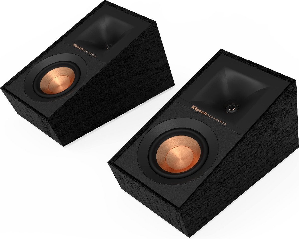 Nieuw: Klipsch Reference R-40SA Zwart Dolby Atmos Speaker (p