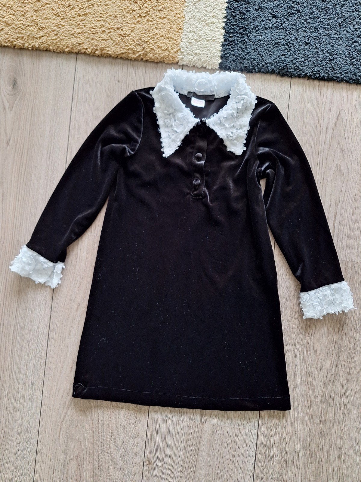 Velvet jurk maat 116-120 Zara, Kinderen en Baby's, Kinderkleding | Maat 116, Meisje, Ophalen of Verzenden, Zo goed als nieuw, Zara