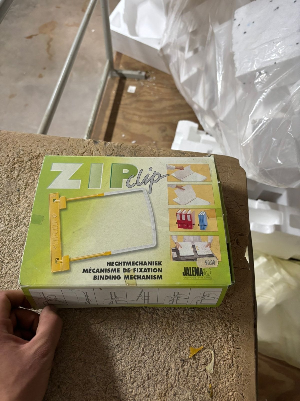 Jalema Zip-Clip hechtmechaniek - Bindmechanisme, Ophalen, Gebruikt