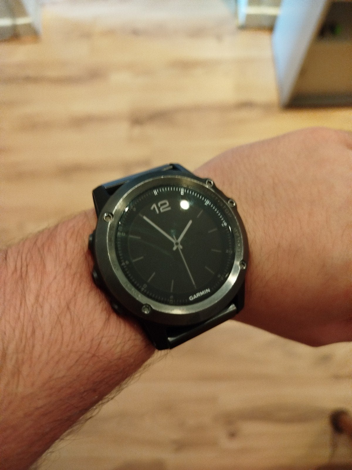 Garmin Fenix 3 Sapphire- GPS & Hartslagmeter, Zwart, Zo goed als nieuw, Android, Afstand