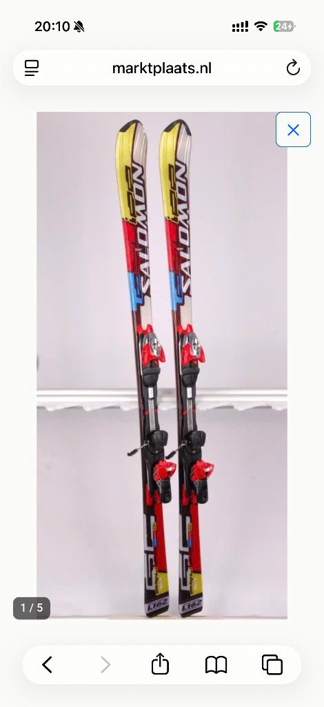 SALOMON EQUIPE GC RACE + Salomon Equipe 711, Ophalen, 160 tot 180 cm, Gebruikt, Salomon