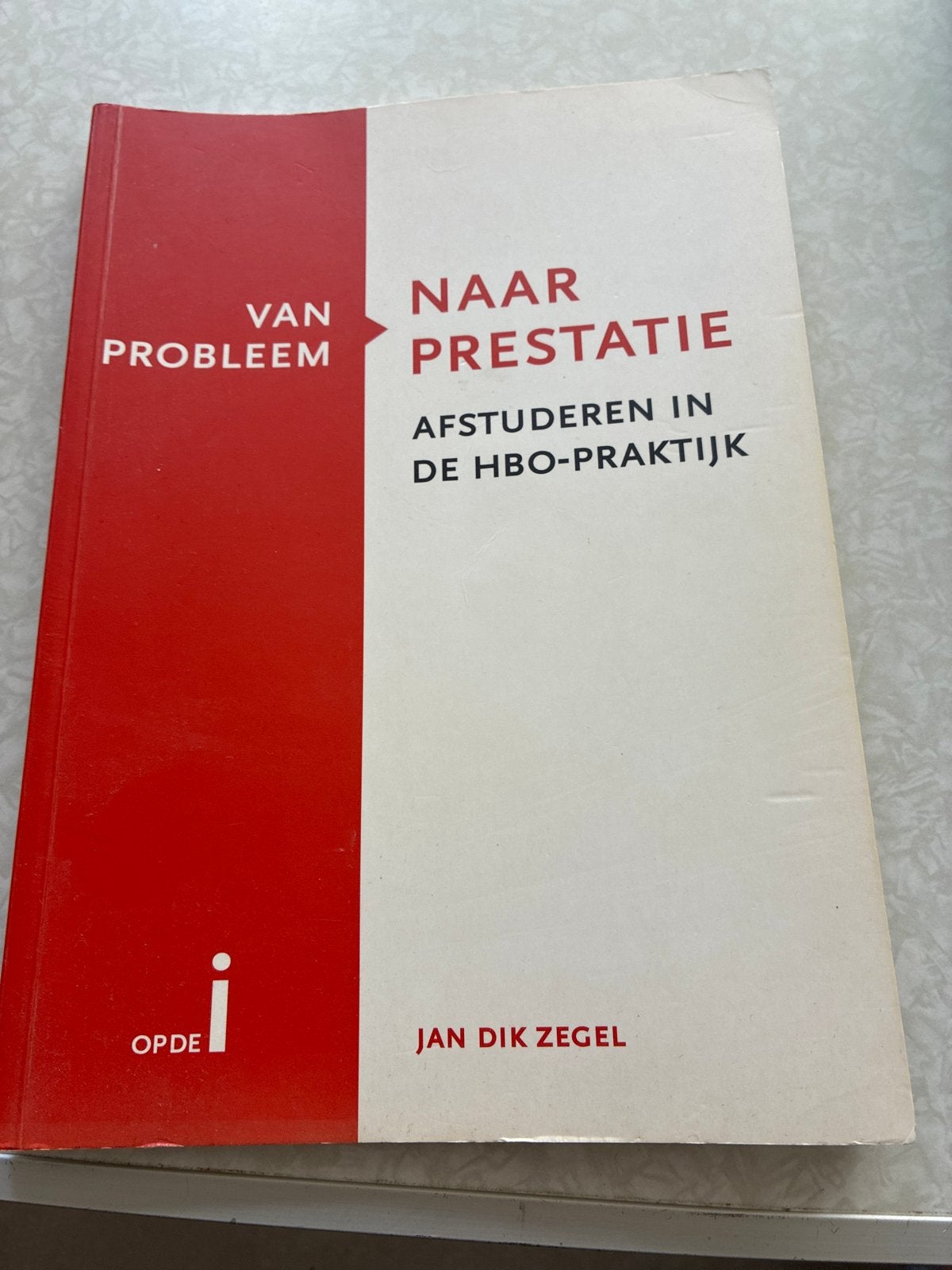 Van Probleem Naar Prestatie: Afstuderen in de HBO-Praktijk, Boeken, Ophalen of Verzenden, Zo goed als nieuw, HBO
