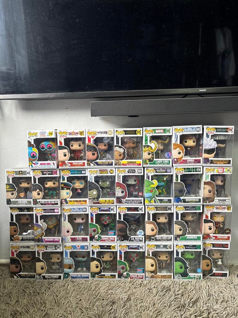 Funko Pop! Collectie 31 stuks- 5 beschadigde stuks, Ophalen, Gebruikt